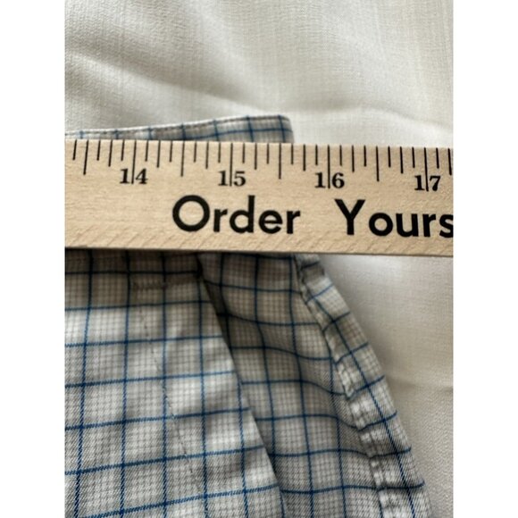 Callaway Optimum Performance Men's Blue/White Plaid Golf Shorts Size 32 - Picture 3 of 9